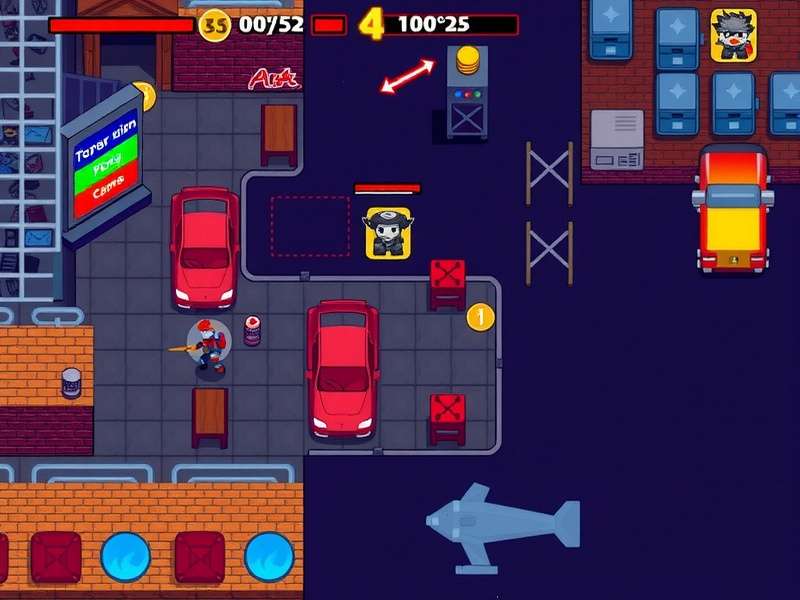 Pixel Crime Boss Gameplay Screenshot